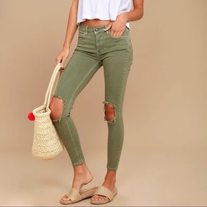 Free People Busted Knee Skinny’s